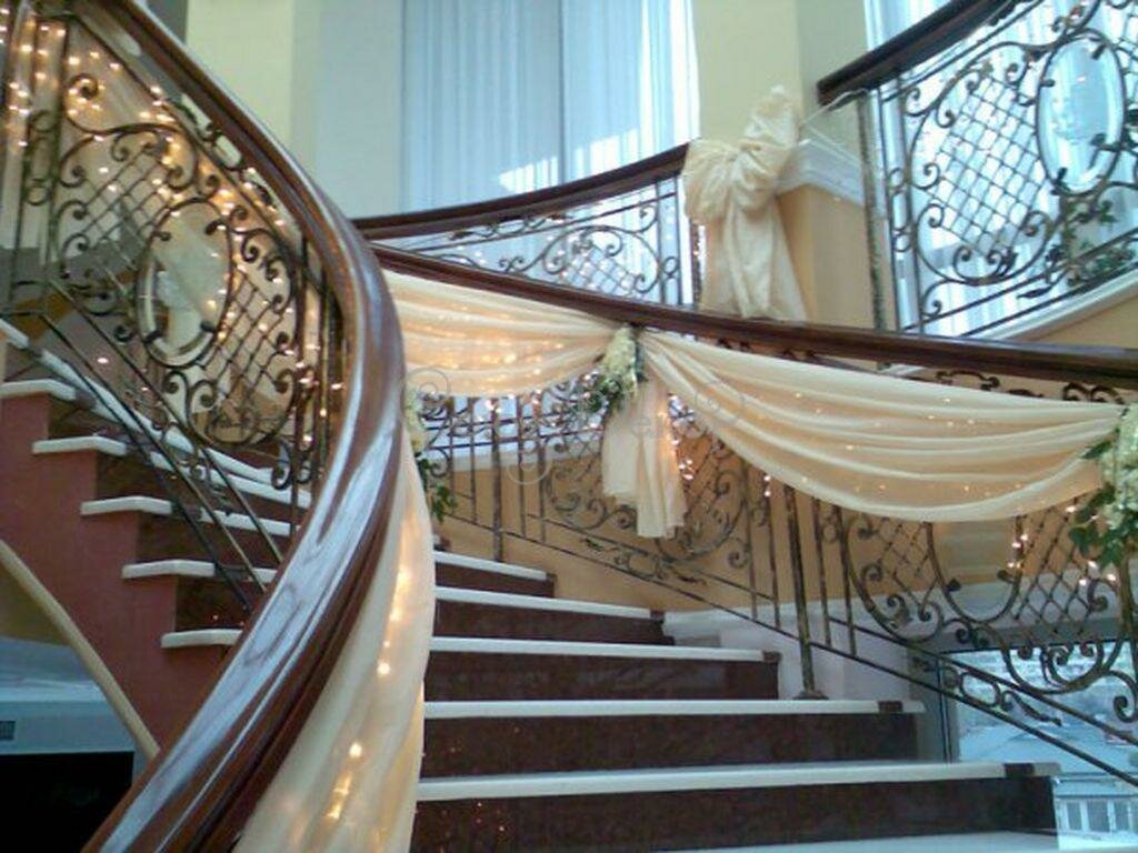 Свадебные лестницы. Фото.